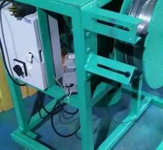 Single-roll zinc wire winding transfer machine