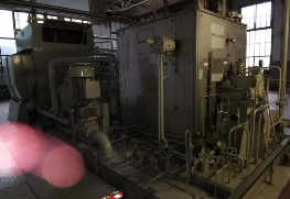 Blohm &amp; Voss steam turbine including the 5 MW compact generator system