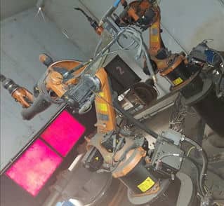 Robotic welding cell KUKA KR 5 arc HW