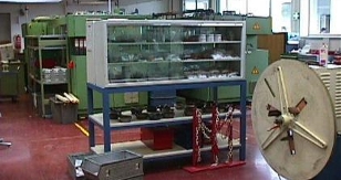 Schrack III, RY carrier Year 2000 Punching and bending machine