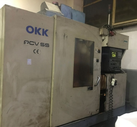 Okk PCV SS CNC Vertical Machining