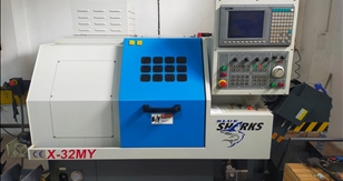 SYNTEC CNC METALWORKING MACHINE at 0 setting