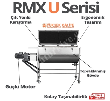 RMX-U 400 Powder Mixing Machine