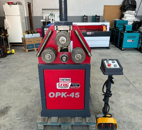 OSTAŞ OPK 45 - 3-BALL PIPE AND PROFILE BENDING - HYDRAULIC TOP PRESS